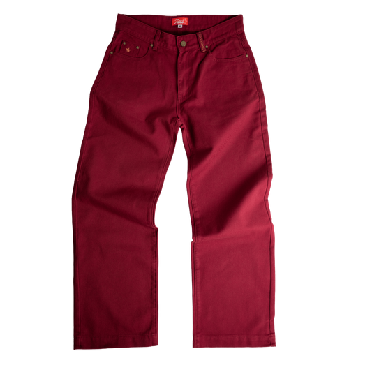 Red pants on a transparent background