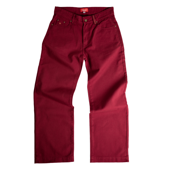 Red pants on a transparent background