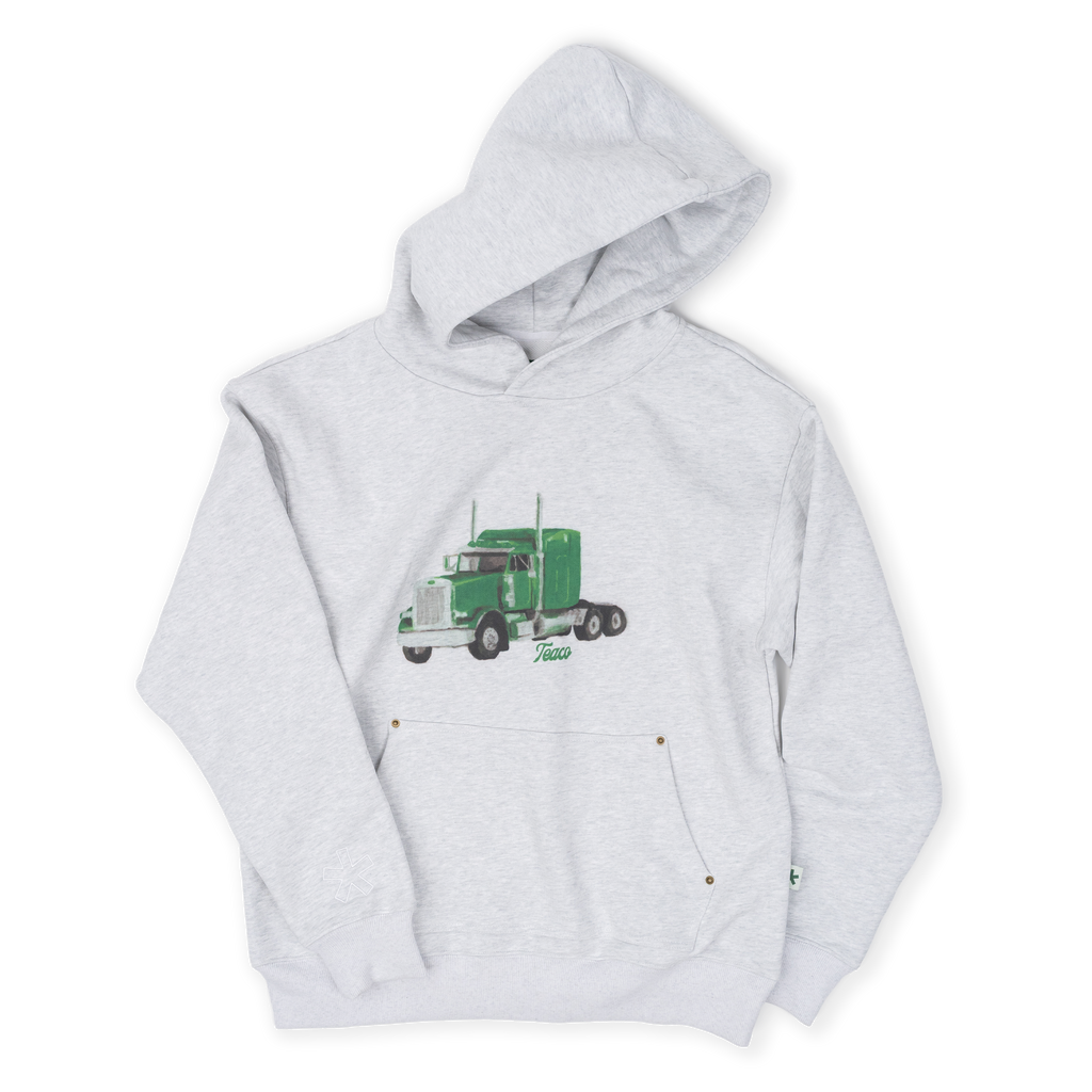 Green Big Truck Hoodie