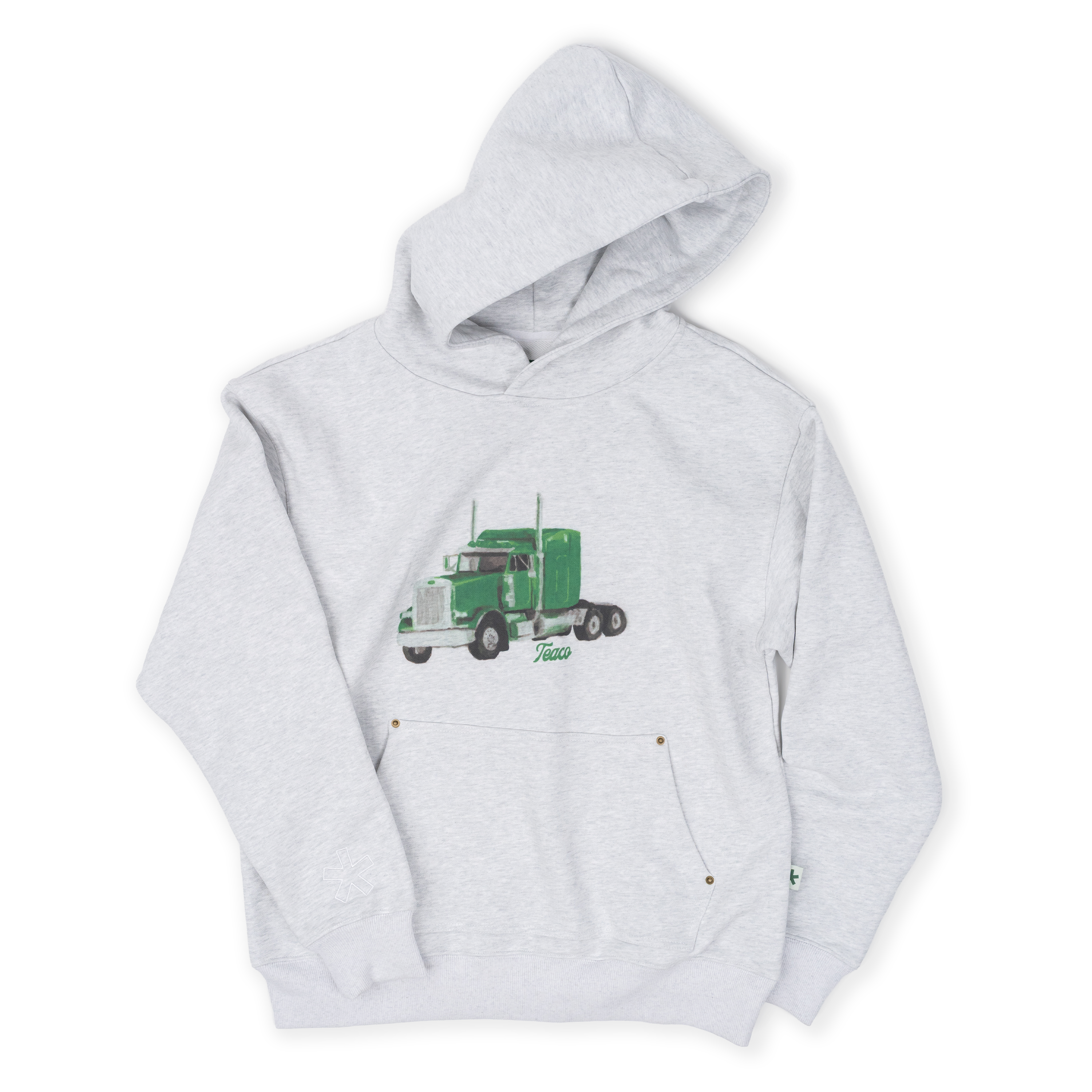 Green Big Truck Hoodie