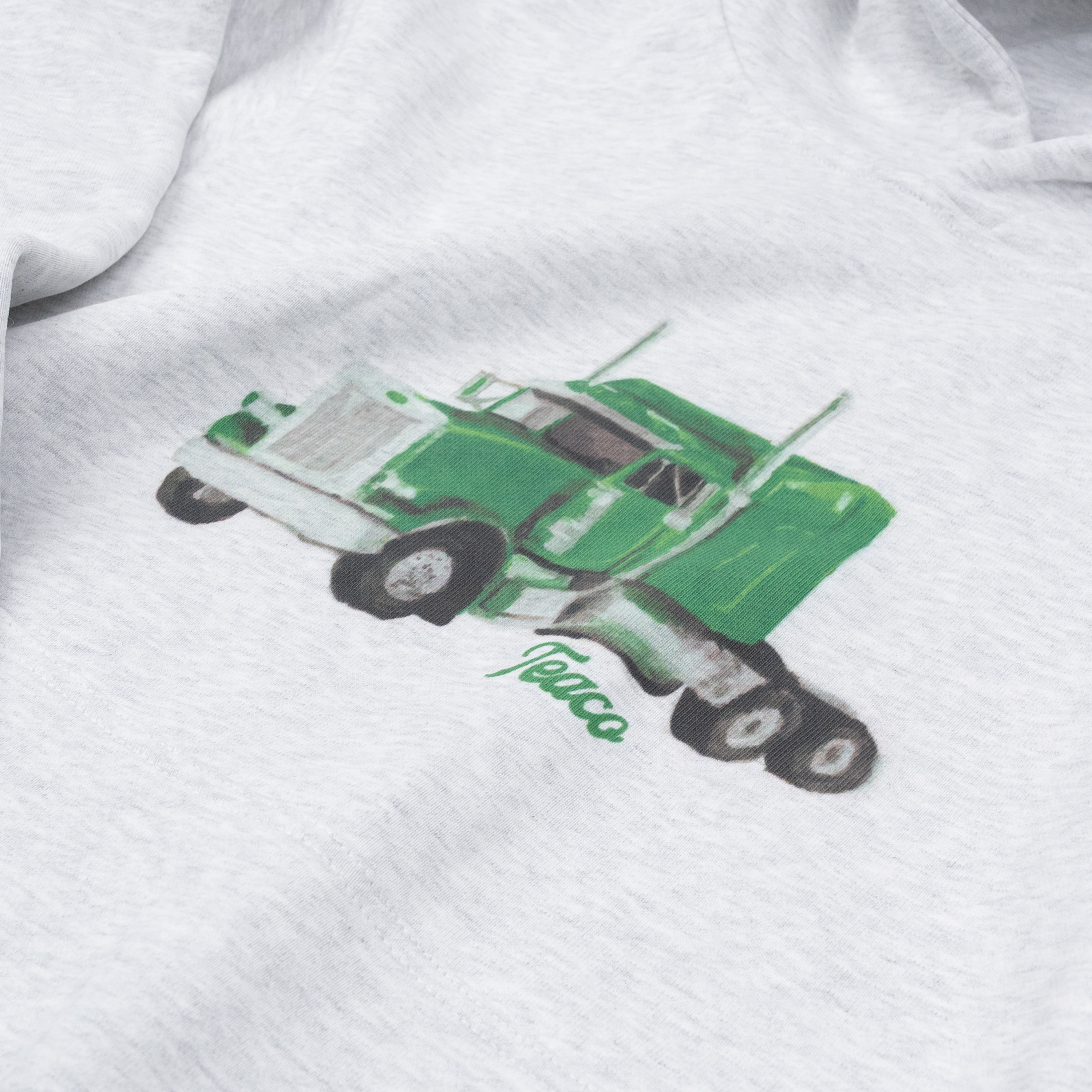 Green Big Truck Hoodie