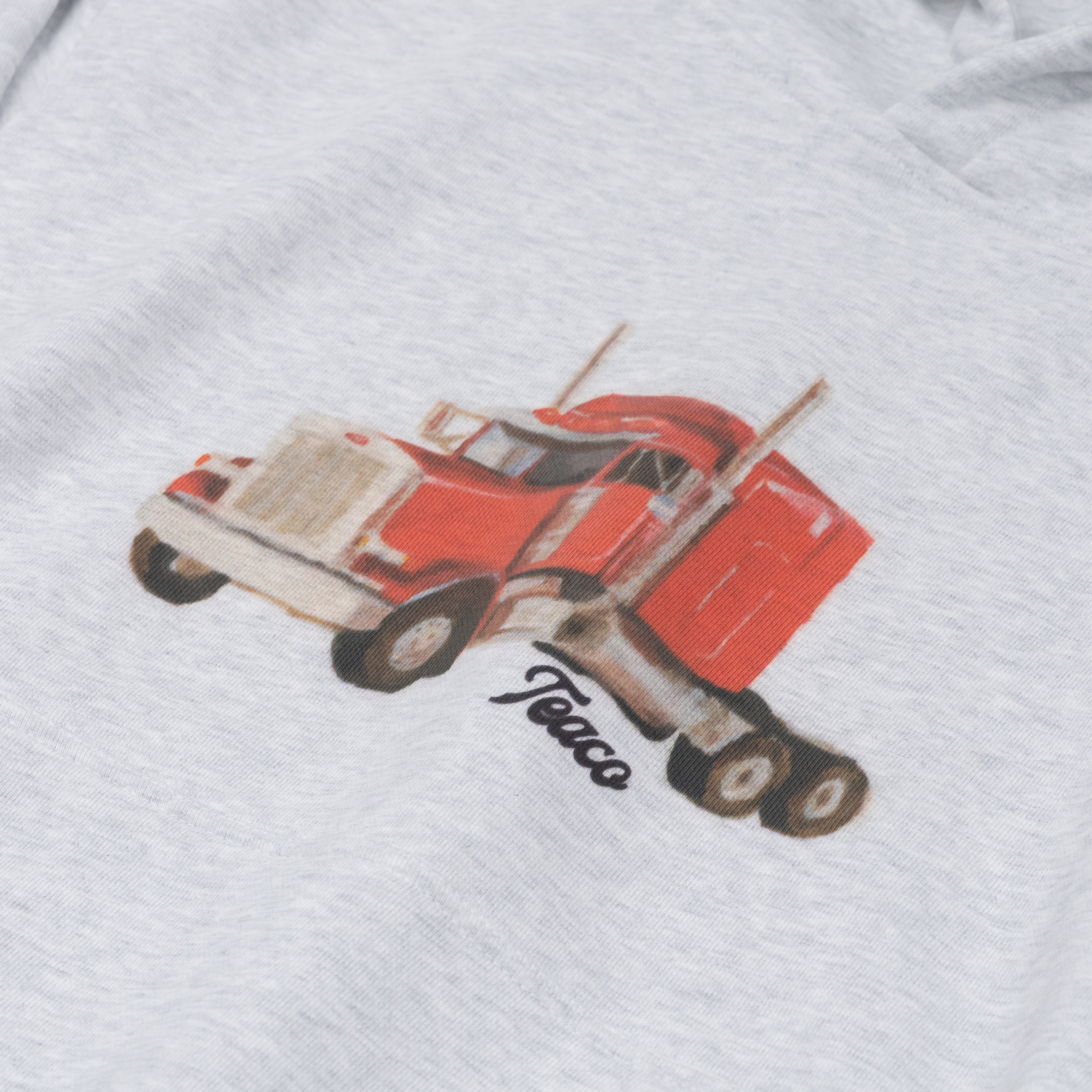 Red Big Truck Hoodie